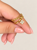 Clover Charm Dangle Ring