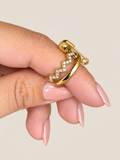 Crown Safety Pin Brooch