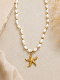 Golden Tide Charm Necklace