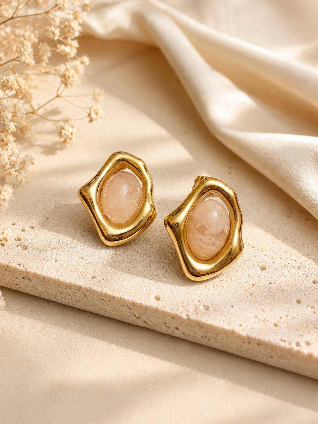 Champagne Glow Earrings