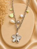 Ocean Bloom Charm Necklace